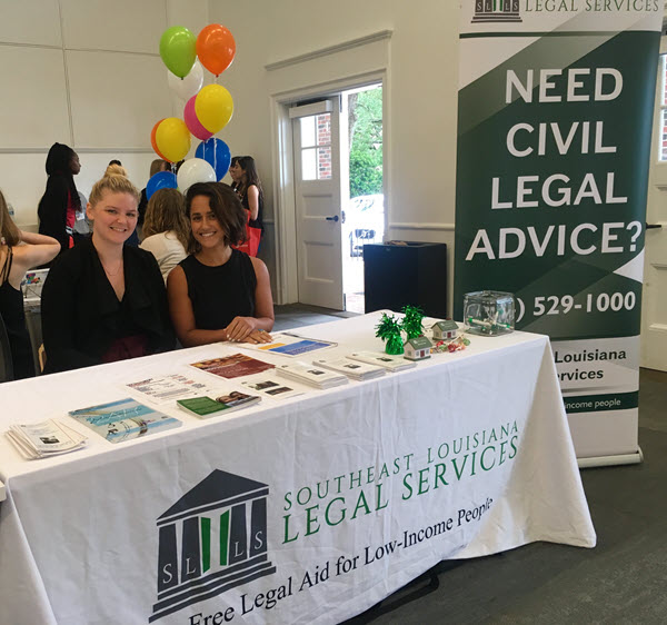 Southeast Louisiana Legal Services staffers at resource fair